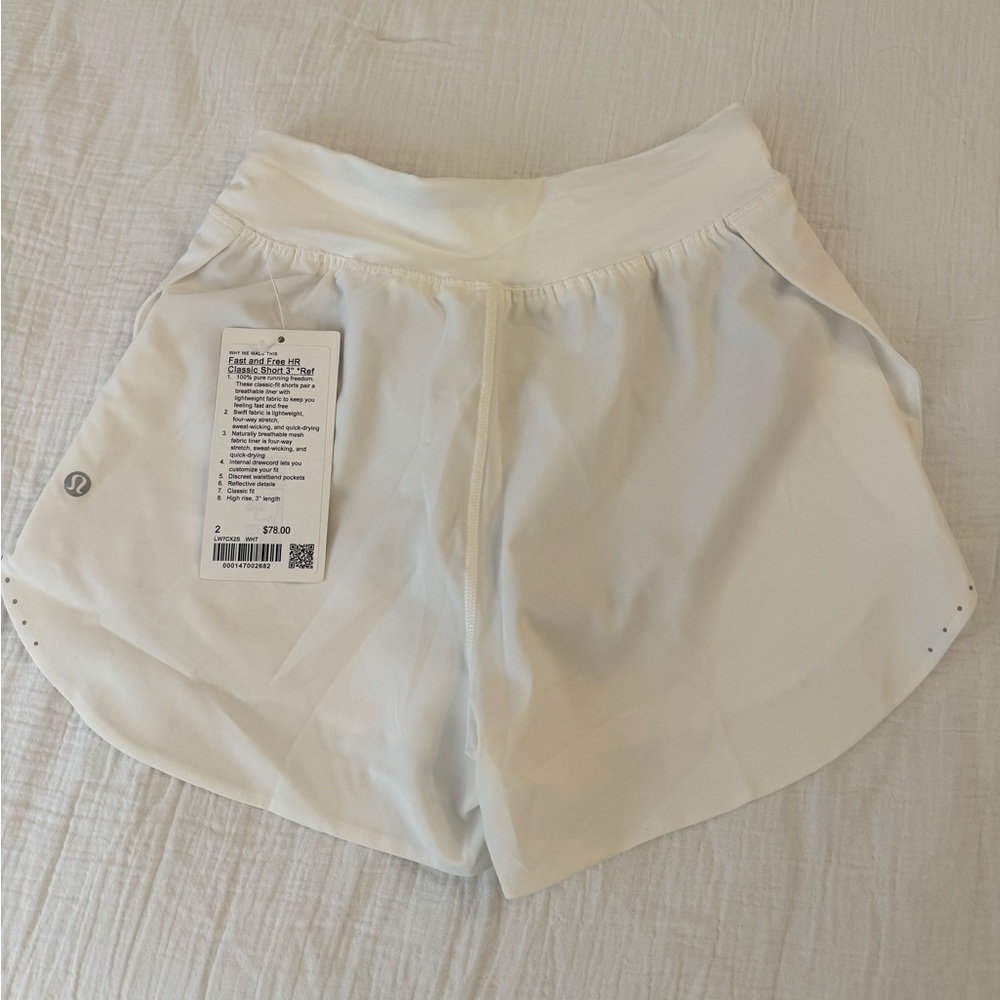 Lululemon fast and free shorts